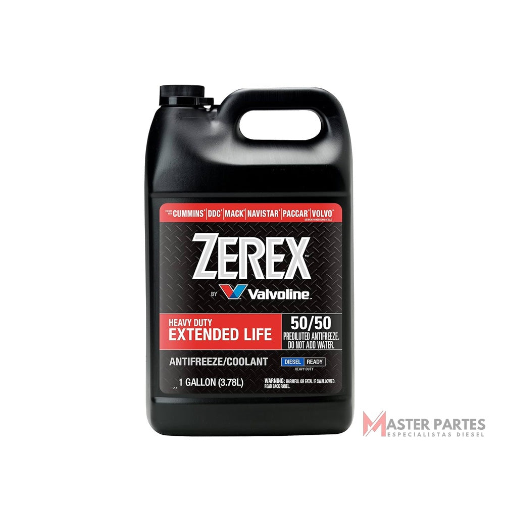 Refrigerante Valvoline Zerex Extended Life OAT HD Premezclado 50/50 Refrigerantes 8232498528508