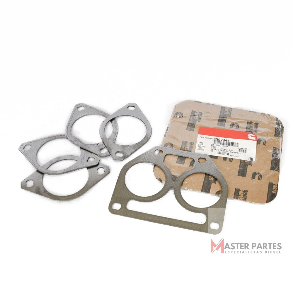 Kit de empaques multiple de escape KISX4907447 Cummins Kits 6625216233634 Repuesto Original